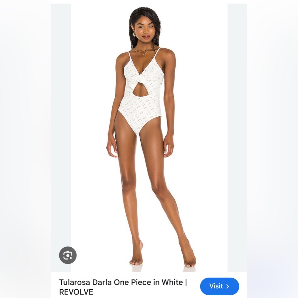 S Tularosa Darla White One Piece Swimsuit